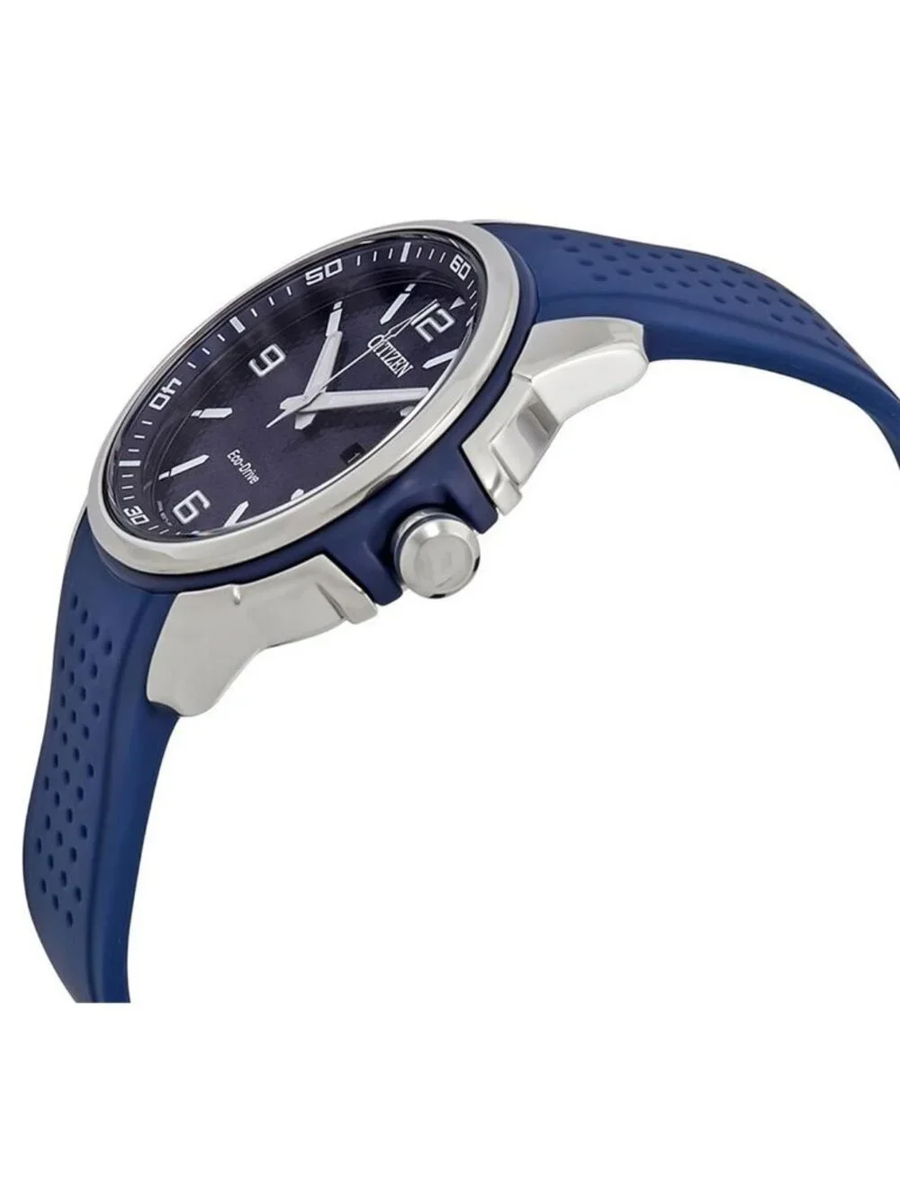 NWT Citizen AR Blue Dial Blue Polyurethane Eco-Drive Men's Watch
